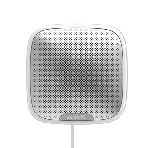 Ajax StreetSiren Fibra ASP white